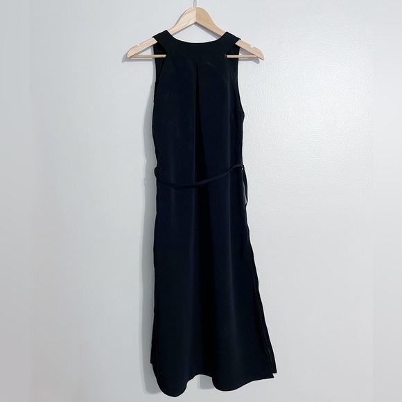 Babaton Ponte Minimalistic Black Midi Dress - Picture 5 of 6